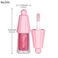 Baume à lèvres effet miroir brillant, végétalien, hydratant, non collant, repulpant, huile à lèvres en vrac, cosmétique de maquillage