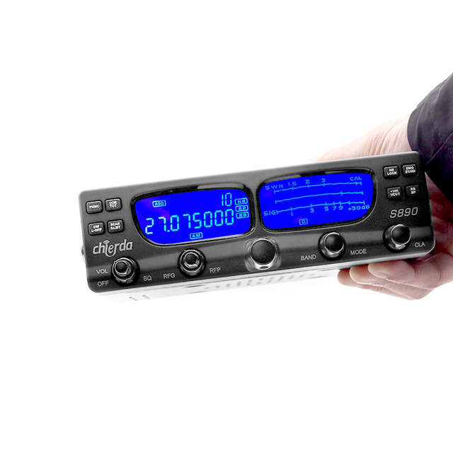 Chierda S890 AM FM SSB 27Mhz CB Radio 24.715-30.105 MHz HF Transceiver 40W High Power Long Range Walkie Talkie