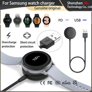 Base de Carga Inalámbrica Portátil para Reloj, Estación de Carga para Samsung Watch <span class=keywords><strong>Galaxy</strong></span> <span class=keywords><strong>5</strong></span> Pro <span class=keywords><strong>5</strong></span>/4/3 <span class=keywords><strong>Active</strong></span> 2/1 Gear Sport/S3 - Product Image 2