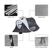 Tente de camping pop-up automatique à ouverture rapide, imperméable, quatre saisons, en polyester monocouche, pour 4 personnes, vente en gros, directement de l'usine, OEM ODM