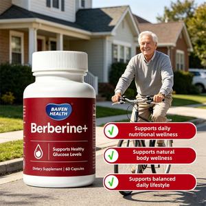 Gummies de soutien immunitaire naturel au complexe de berbérine et de cannelle, 60 unités, vente en gros directe usine OEM - Product Image 2