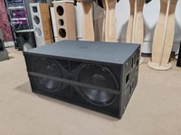 SUB 9006-AS Subwoofer audio professionnel double de 18 pouces actif avec 142 dB et 3600 W RMS 7200 W de crête, adapté aux scènes de grande envergure