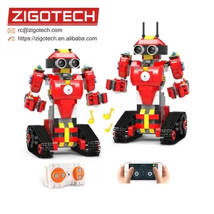 448pcs DIY educational technic rc robot stem assembly building blocks toy with programmable APP radio control toys for kids