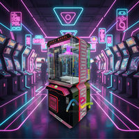 Machine de jeu de centre de divertissement, 40 clips, machine de jeu à pièces, roue à clips, clips chanceux, machine de jeu de cadeaux pour centre de jeux