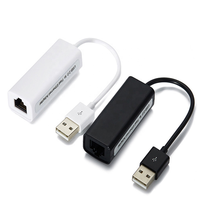 Adaptor Ethernet LAN Jaringan RJ45 USB 2.0 Tipe C untuk PC Desktop Laptop Kartu Jaringan Windows Kabel Ethernet Lan Tipe-C ke RJ45