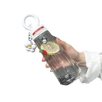 Gobelet portable pour voiture, gobelet en plastique de couleur unie pour étudiants, grande capacité, gobelet de transport
