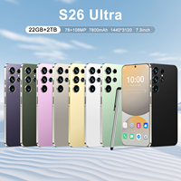 Offre Spéciale – Smartphone S26 Ultra 5G Version Globale, Écran HD 7,3 pouces 144Hz, 108MP, 22Go+2To, Android 15, Deca Core, Reconnaissance Faciale, Charge Rapide 100W, Français, Espagnol