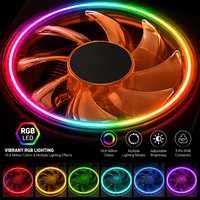 Refroidisseur de processeur AMD Wraith Prism RGB avec caloduc en cuivre, ventilateur silencieux, compatible avec les sockets AM4 et AM5 pour processeurs Ryzen 5 et 7, idéal pour les configurations de jeux PC.