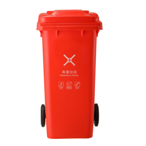 Ngoài trời PP nhựa vuông Thùng rác <span class=keywords><strong>bin</strong></span> <span class=keywords><strong>100l</strong></span>/240L Wheelie Thùng rác có thể có nắp đậy chân bàn đạp - Product Image 6