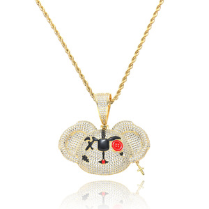 สร้อยคอแบรนด์ <span class=keywords><strong>Meisa</strong></span> Creative สไตล์ฮิปฮอป ประดับเพชรซิร์คอน สำหรับผู้ชาย แฟชั่นใหม่ทันสมัย เหมาะสำหรับเป็นของขวัญ - Product Image 4