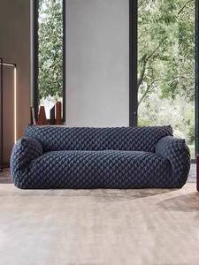 Fauteuil de détente bleu de style nordique, confortable, pour salon et chambre à coucher, meubles de maison - Product Image 6