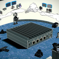 OEM Mini PC industriel X86 4 ports LAN 2.5G LAN 1xDDR4 SATA GDDR4 Intel Celeron Quad Pfsense Firewall 2.5G LAN 1xDDR4 SATA