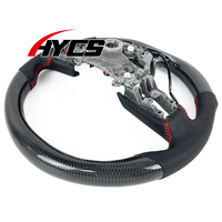 Roda kemudi serat karbon tempa layar tampilan LED kustom untuk Mazda3 Mazda6 Cx4 Cx5 Cx30 Cx50 Mx5 Mx30 Axela