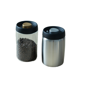 Pot hermétique moderne en verre borosilicate avec couvercle à bascule pour le stockage des épices, du café, du thé et des grains dans la cuisine - Product Image 2