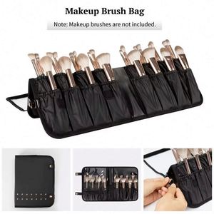 Free Sample Relavel Backpack Cosmetic <b>Bag</b> for Makeup Artists Product Storage Makeup Brush Storage with Removable <b>Dividers</b> - Product Image 5