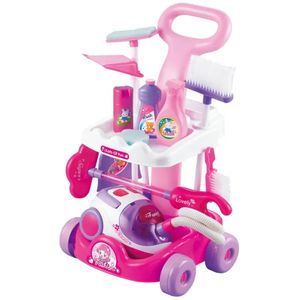 Jinying Jouets de nettoyage à faire semblant, avec aspirateur jouet Kit de fournitures d'entretien ménager amusant et interactif - Product Image 6