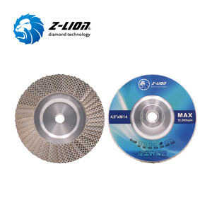 Z-LION 4 "アルミベースダイヤモンドフラップホイールダイヤモンドフラップサンディングディスク - Product Image 5