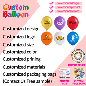 Palloncini in Lattice Naturale Rotondi Personalizzati con Stampa, Design e Dimensioni Personalizzabili per Feste di Compleanno e Pubblicità Aziendale - Product Image 5