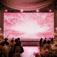 Pantalla LED de Alquiler para Interiores P3.91, Gabinete Ligero de Cierre Rápido, Pantalla LED a Todo Color para Grandes Banquetes de Boda
