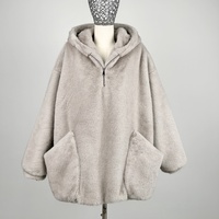Manteau pour femme en fausse fourrure de vison personnalisé, coupe ample, décontracté et chaud, vêtements pour femme directement de l'usine