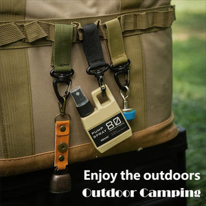 Hebilla Colgante para Mochila, Multifuncional, 360 Grados, <span class=keywords><strong>Tipo</strong></span> D, Anillo de Suspensión, Gancho y Bucle Táctico para Cinturón de Bolsa - Product Image 5