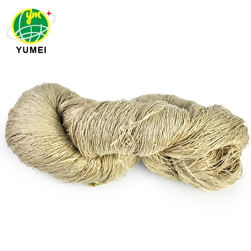 Bán buôn 100% Linen vải sợi lanh kéo thành sợi vải dệt kim Linen sợi cho quần áo