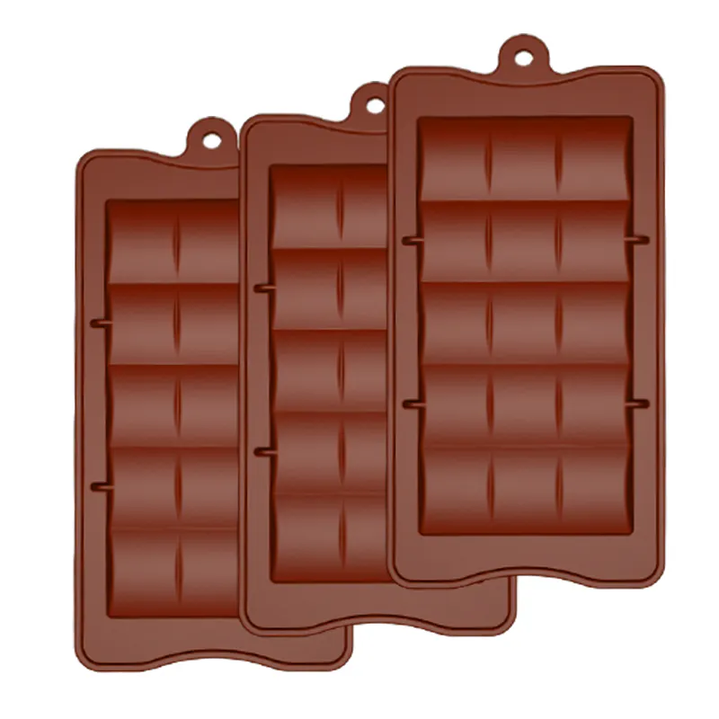 Bake Silicone Mold WF Bar Silicon Chocolate Mold DIY Candy Christmas Mold Silicone Chocolate Cake Decoration Tools Kitchen Baking Accessories