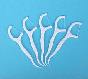 Hilo dental de plástico desechable fácil de usar con sabor a menta <span class=keywords><strong>Limpieza</strong></span> de dientes efectiva y cuidado bucal - Product Image 2