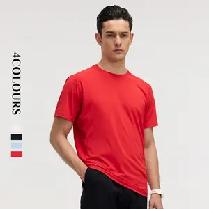Neues Produkt Großhandel Outdoor schnell trocknende Kleidung Herren Sommer Kurzarm Rundhalsausschnitt Oberteil atmungsaktiv Stretch-Sport schnelltrocknendes T-Shirt