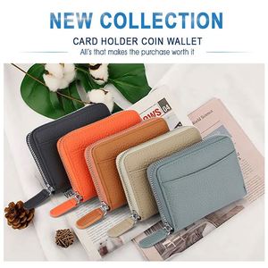 Women Travel Luxury Genuine Leather Accordion <b>Wallet</b> With Zipper Slim Minimalist Rfid Blocking <b>Card</b> <b>Holder</b> <b>Wallet</b> - Product Image 3