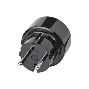 Travel <b>Adapter</b> Usa Japan To Europe Earth Grounded <b>Plug</b> 15A 250V - Product Image 2