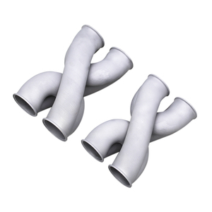 Tuyau de raccordement universel pour silencieux d'échappement en acier inoxydable de haute qualité OEM de 2,5 pouces pour voitures BMW Audi VW <span class=keywords><strong>Abarth</strong></span> 1,5 mm - Product Image 1