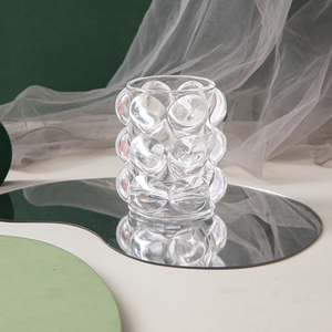 Candelabro <span class=keywords><strong>in</strong></span> <span class=keywords><strong>vetro</strong></span> di nuova concezione, barattolo di candela new wave con logo a colori personalizzabile e supporto per <span class=keywords><strong>candele</strong></span> <span class=keywords><strong>in</strong></span> <span class=keywords><strong>vetro</strong></span> MOQ basso - Product Image 5