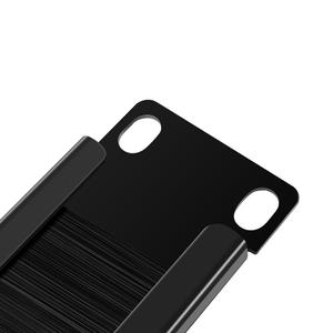 Carte jaune UL94-V0 1U-42U Rack Brush <span class=keywords><strong>Cable</strong></span> Manager 19 pouces 1U Cabinet avec plaque de <span class=keywords><strong>brosse</strong></span> Matériau des poils Panneau de <span class=keywords><strong>brosse</strong></span> - Product Image 5