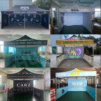 Tente de stand d'exposition à prix réduit, gazebo rétractable, tente de golf, imperméable, 3x3, 3x4.5, 3x6m, tente pliante d'extérieur, vente en gros, tente événementielle