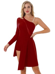 Vestidos de Baile para Mujer, Ropa de Práctica de Danza, Vestidos para Clases, Actuaciones, Competencias, Baile de Salón - Product Image 2