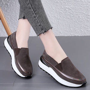 Primavera autunno <span class=keywords><strong>mocassini</strong></span> <span class=keywords><strong>donna</strong></span> scarpe basse da <span class=keywords><strong>donna</strong></span> scarpe bianche da <span class=keywords><strong>donna</strong></span> in vera pelle scarpe Casual da <span class=keywords><strong>donna</strong></span> Zapatos De Mujer - Product Image 2