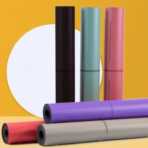 Tapis d'exercice de <span class=keywords><strong>gymnastique</strong></span> à motif personnalisé F1 Tapis de Pilates de fitness antidérapant écologique avec tapis de yoga en PU antidérapants et lavables - Product Image 1