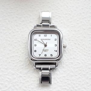 Reloj de Cuarzo de Lujo Multifuncional para Mujer, Estilo Sencillo, con Esfera de Cristal y Puntero, Correa de Cuero y Acero Inoxidable Ovalado, Venta Caliente - Product Image 6