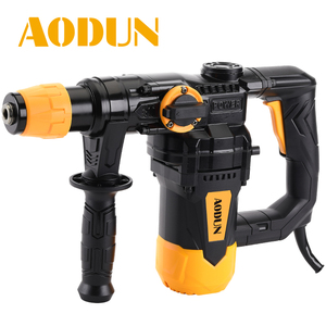 <span class=keywords><strong>Marteau</strong></span> <span class=keywords><strong>perforateur</strong></span> rotatif électrique 1100W pour bricolage, démolisseur de béton 26mm, mandrin SDS, perceuse à percussion, moteur sans balais, portable - Product Image 1
