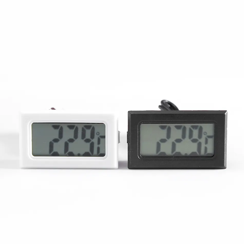 LCD Kỹ Thuật Số Nhiệt Kế Cảm Biến Nhiệt Độ Temp Meter Thermostat Điều Chỉnh Nhiệt Điều Khiển 1M 2M Cáp Thăm Dò TPM-10