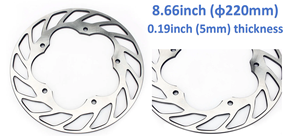Repuestos de Freno para Motocicleta, Disco de Freno Trasero Ligero de 220 mm para Motocicleta de Carreras, Rotor de Disco de Freno para <span class=keywords><strong>BMW</strong></span> S1000RR <span class=keywords><strong>HP4</strong></span> M1000RR S1000R M1000R - Product Image 5