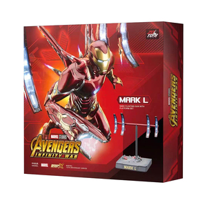 Figurine d'<span class=keywords><strong>action</strong></span> Marvel Iron Man MK50 de Zd Toys, ensemble de scène avec canon flottant, échelle 1/10, avec de nombreux accessoires, jouet de collection - Product Image 3