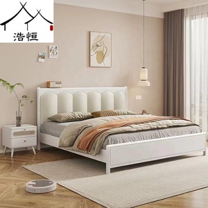 Thiết Kế Cổ Rắn Gỗ Giường Đặt Siêu Thoải Mái Hiện Đại Phong Cách Vua/Nữ Hoàng Kích Thước Giường Giá Bán Buôn Đồ Nội Thất Phòng Ngủ - Product Image 2