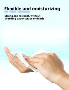 กระดาษเช็ดหน้าเยื่อไม้บริสุทธิ์ 100% ปรับแต่งโลโก้ได้ ใช้ในสำนักงาน โรงแรม นุ่มสบาย มีตัวอย่างฟรีให้ทดลองใช้ - Product Image 5