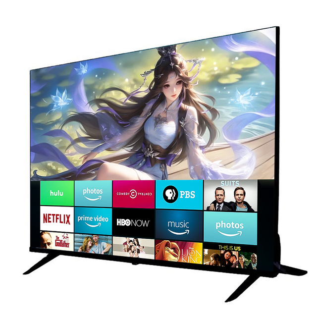 LCD Display 50" Smart TV 12V AC/DC Star X/Solar TV with Low Electricity Consumption DVB T2 S2 Digital Satellite TV 24-110 Inch