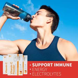 Özel etiket askorbik asit <span class=keywords><strong>C</strong></span> vitamini tozu 1000mg günlük bağışıklık desteğ<span class=keywords><strong>i</strong></span> çinko ve Manganese lı elektrolitler ile ekstrakt takviyesi - Product Image 2