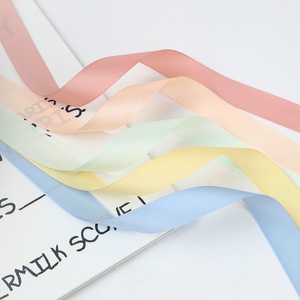 Trang Trí Biểu Tượng Tùy Chỉnh Satin Ribbon 2 .5Cm Satin Ribbon 100 Sân Duy Nhất Đôi Bên 25 Mm Màu In Stain Lụa Ribbon - Product Image 4