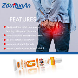 ZouRunAn Crema profesional eficaz para hemorroides Crema de ungüento natural para hemorroides con fisura <span class=keywords><strong>anal</strong></span> natural - Product Image 4