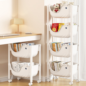 YIKEYOU ألعاب أطفال تخزين رف طفل وحدات رفوف أصحاب مع عجلات - Product Image 4